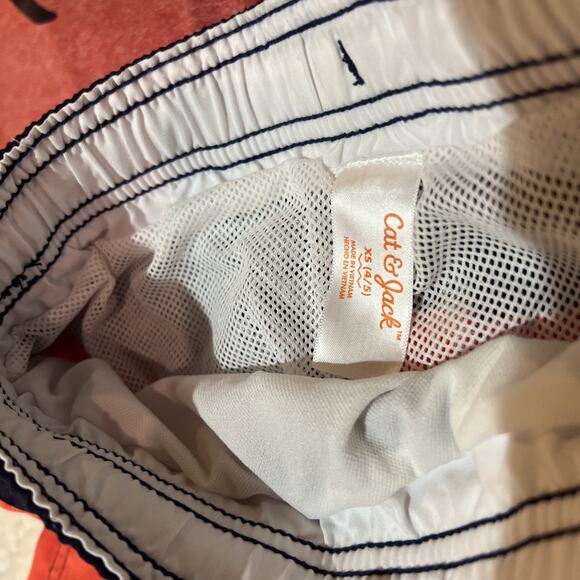 Lot Of Boys Size 5 Tops, Shorts Swim Trunks Diff Brand. 4 Piece Lot 2 Short Sets - Picture 4 of 8